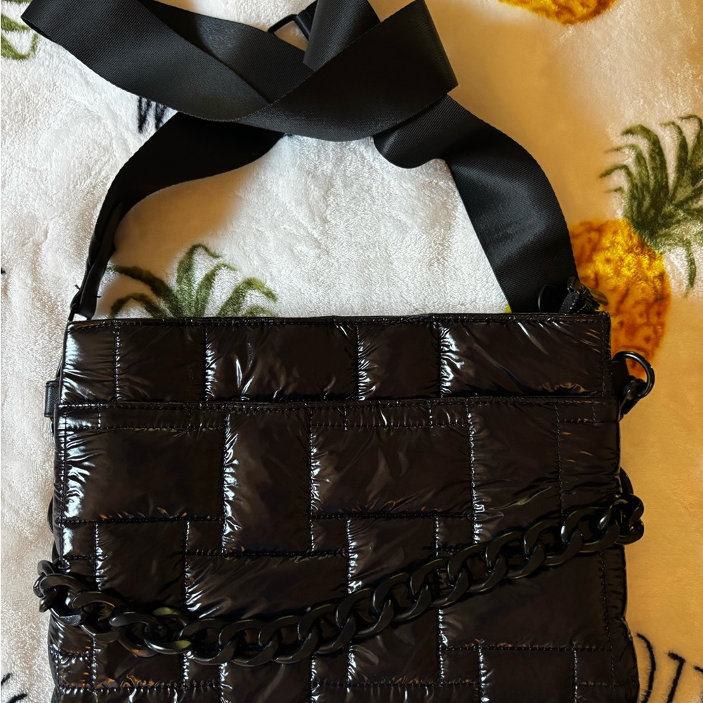 BCBGeneration Black Quilted Crossbody Bag